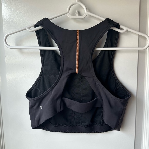 Black size 8 Lululemon bra. Like new condition except for pads removed. - Picture 2 of 2